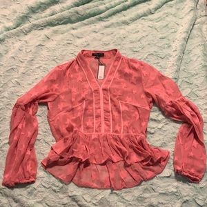 Romeo & Juliet dusty rose top NWT